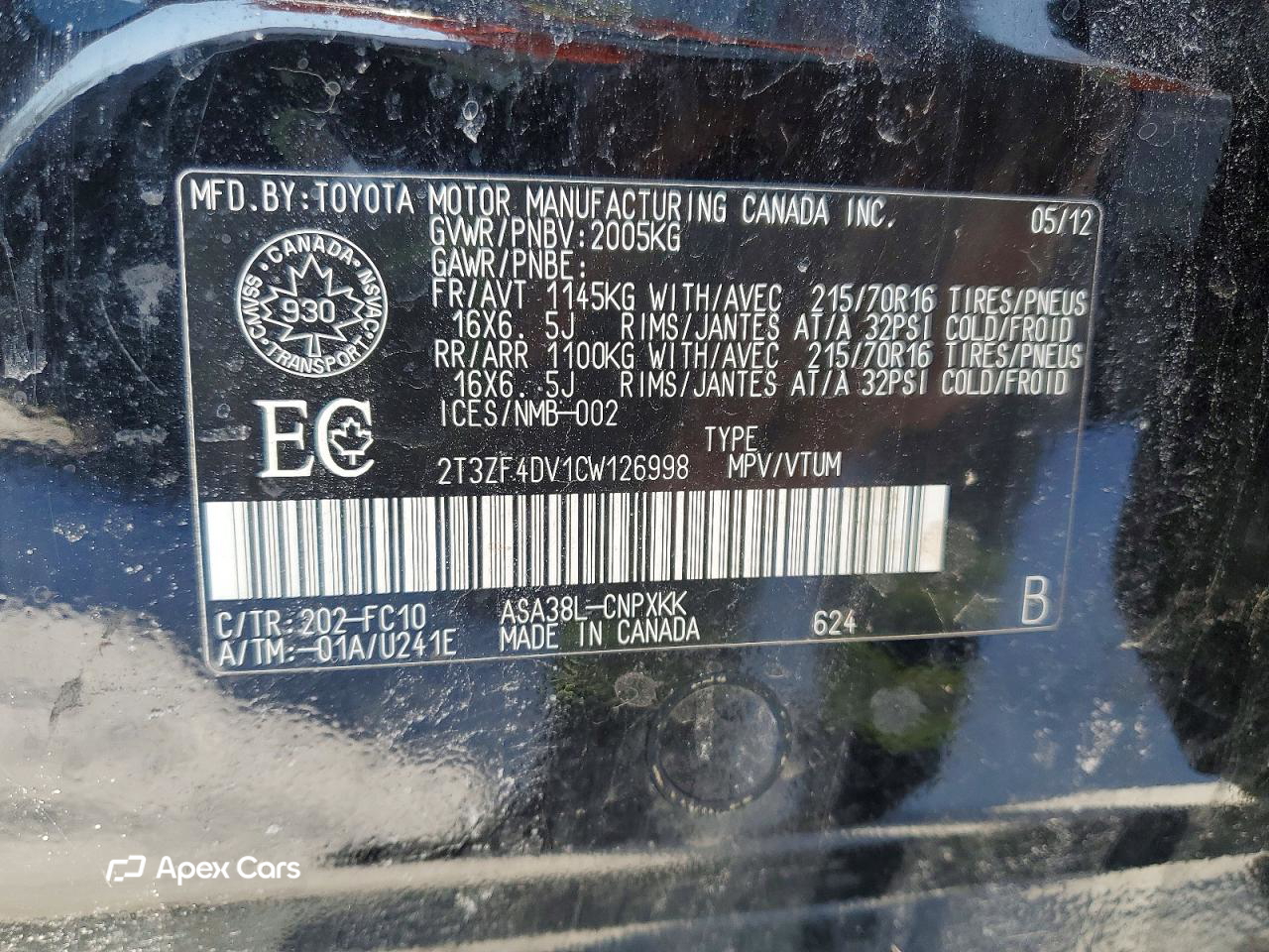 Toyota RAV 4 2012