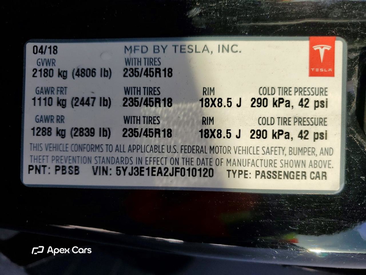 Tesla Model 3 2018
