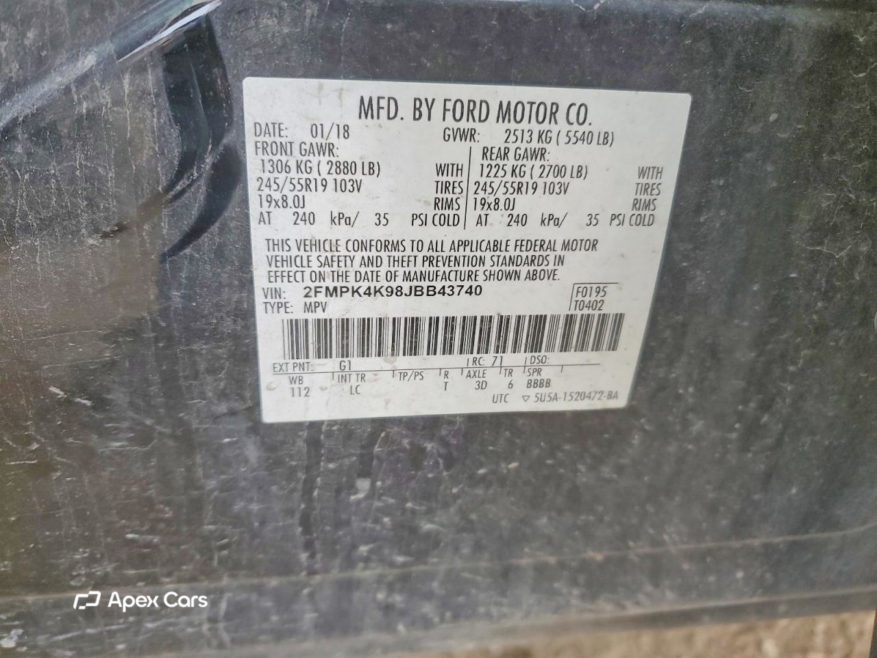 Ford Edge 2018