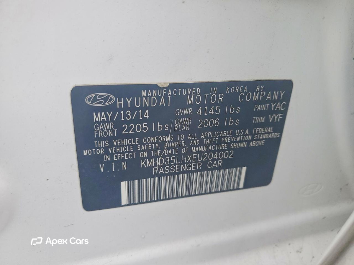 Hyundai Elantra 2014