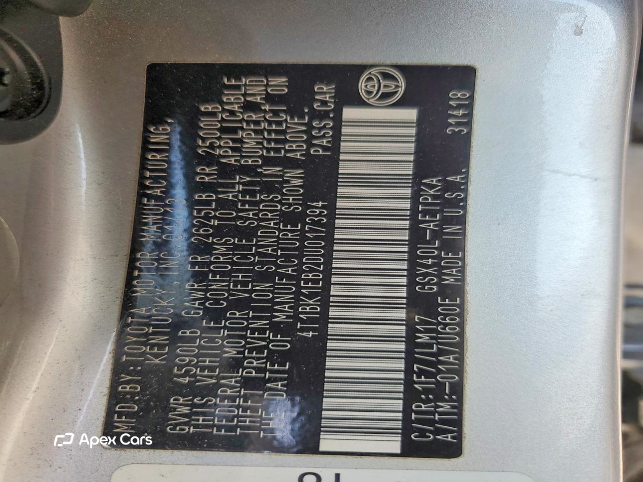 Toyota Avalon 2013