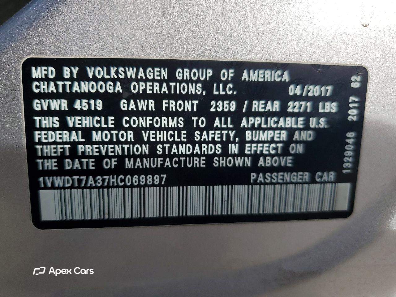 Volkswagen Passat 2017