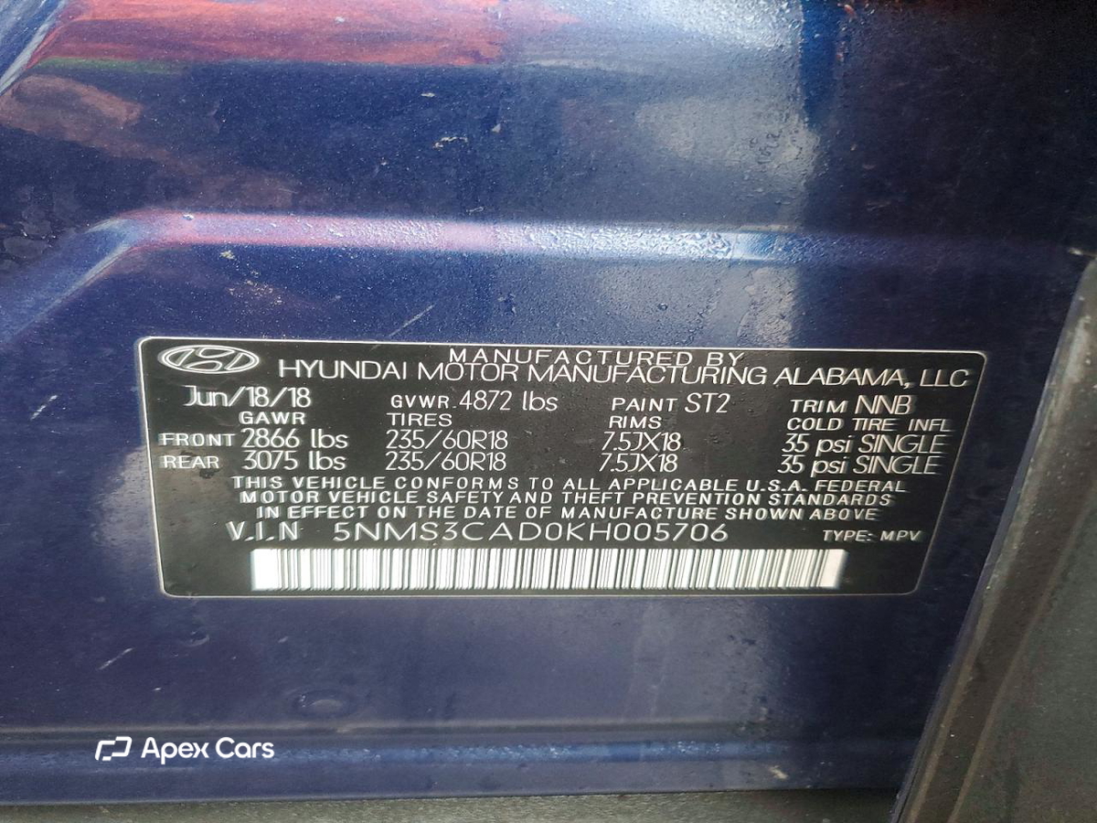 Hyundai Santa Fe 2019