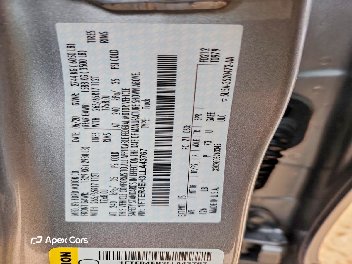 Ford Ranger 2020