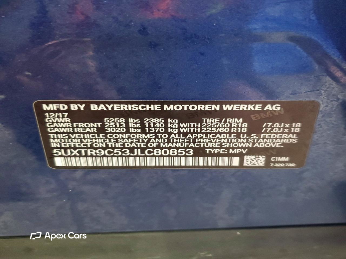 BMW X3 2018