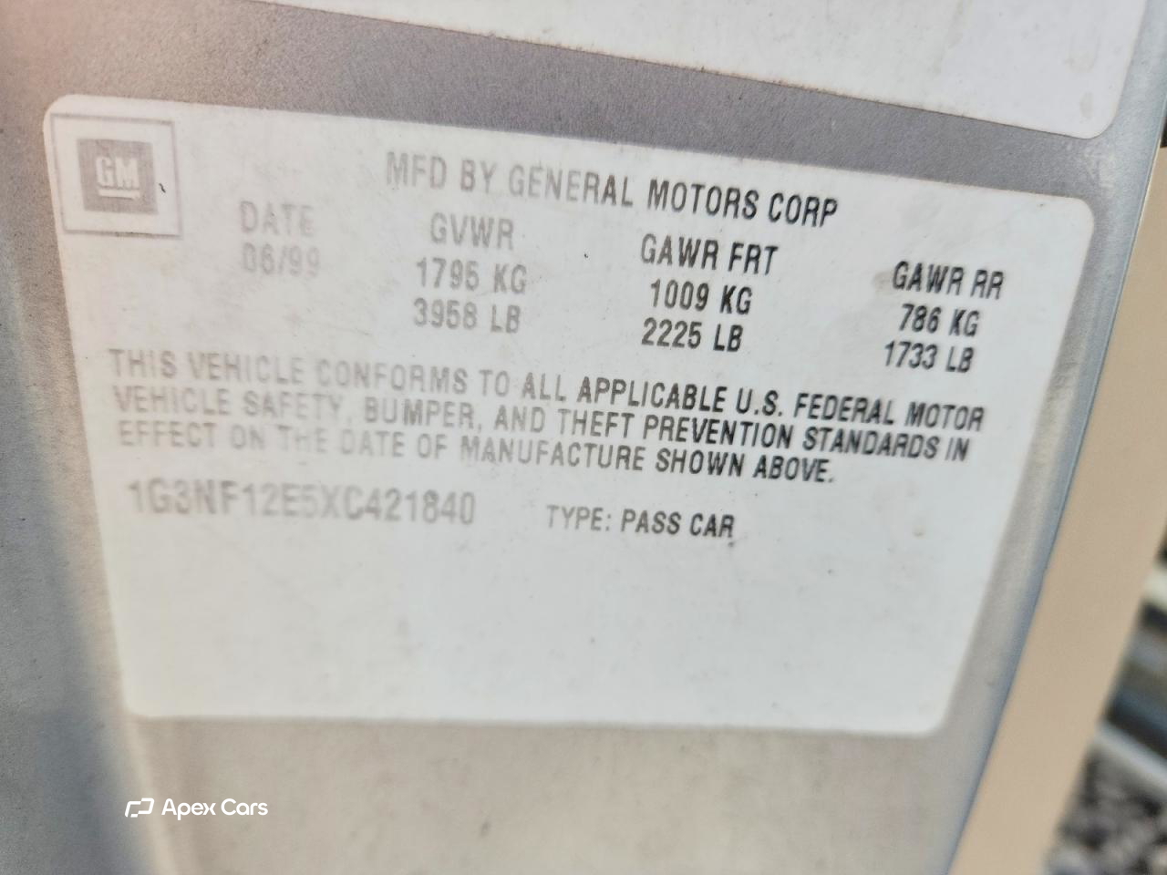 Oldsmobile Alero 1999