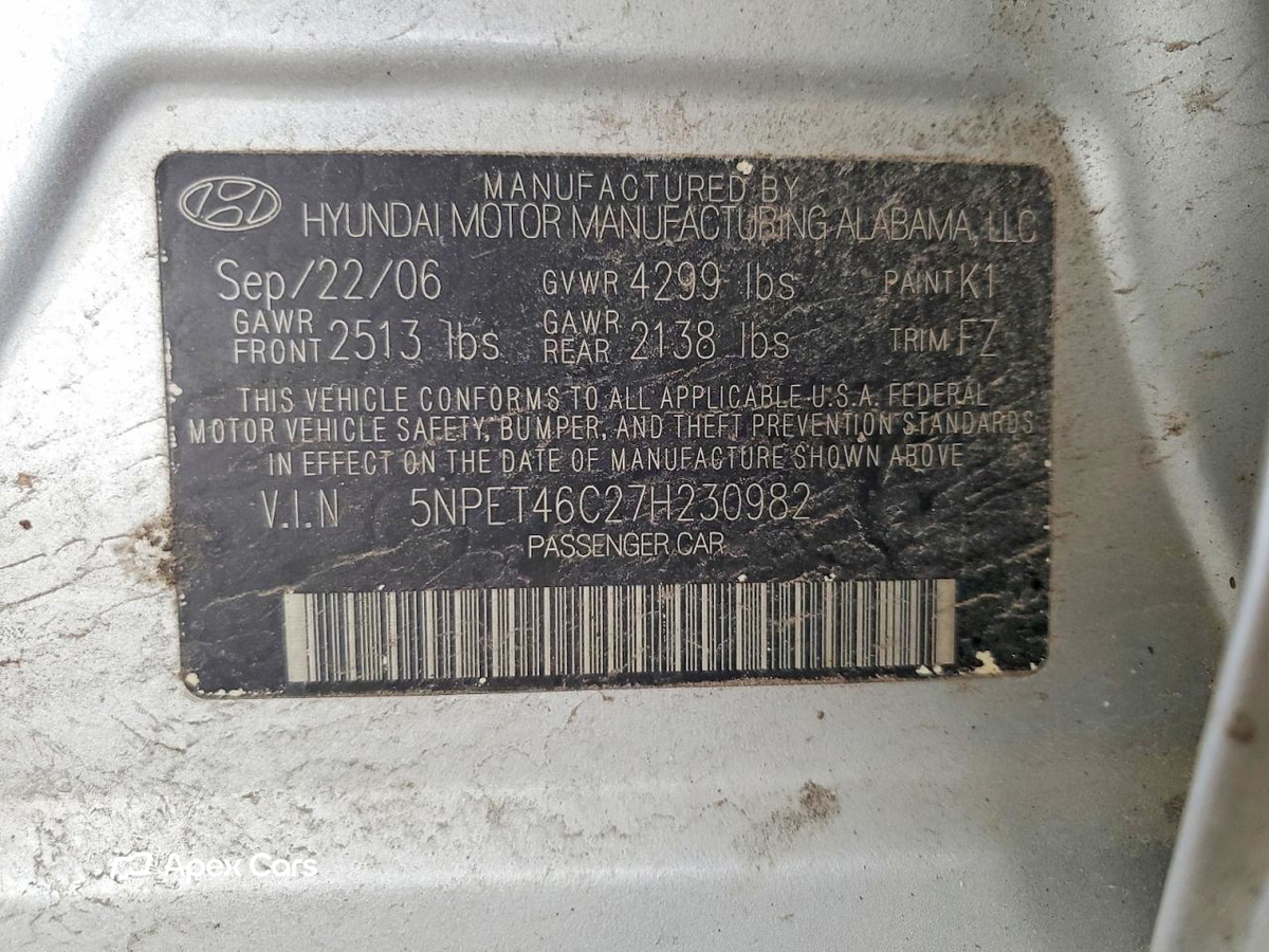 Hyundai Sonata 2007