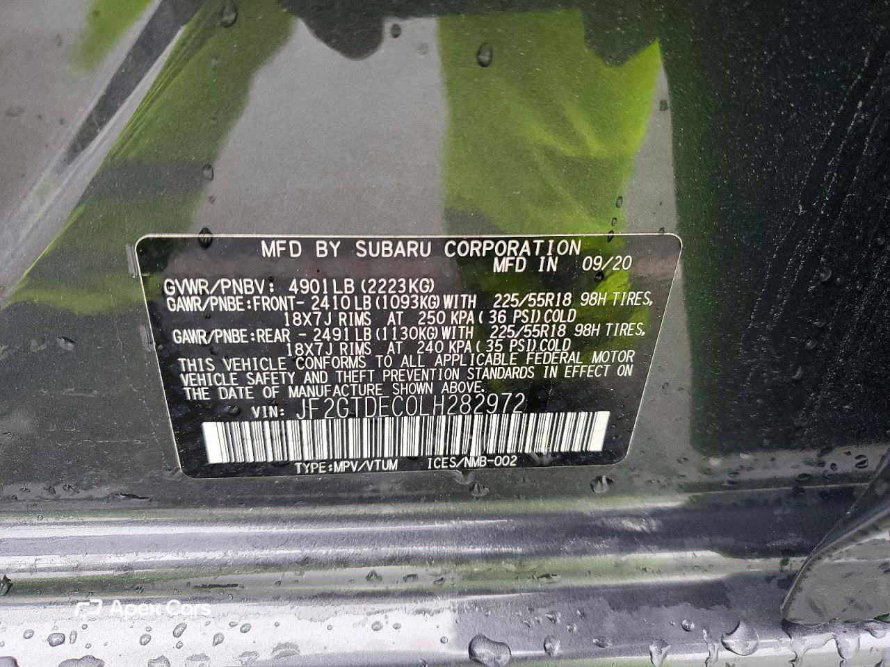 Subaru XV 2020
