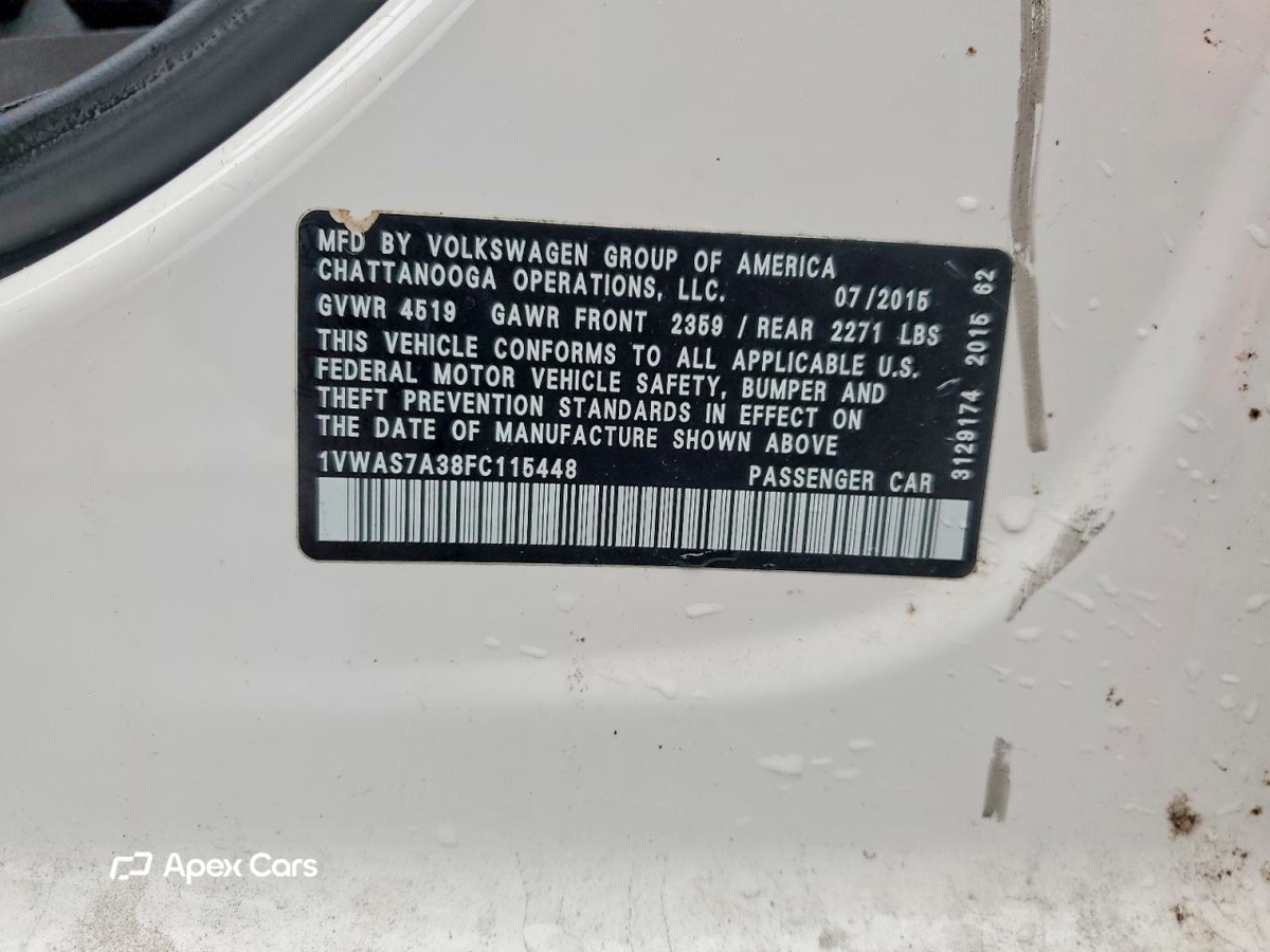 Volkswagen Passat 2015