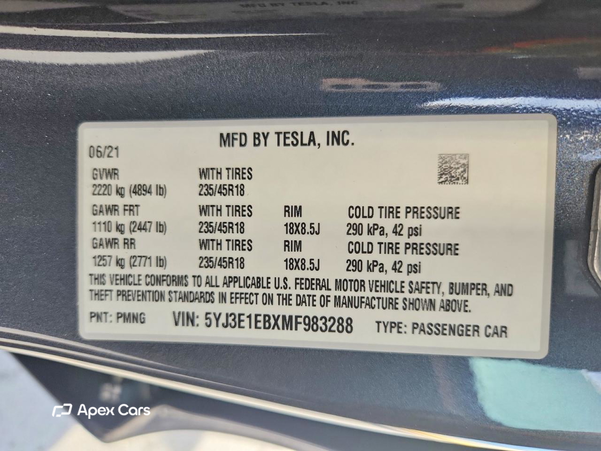 Tesla Model 3 2021