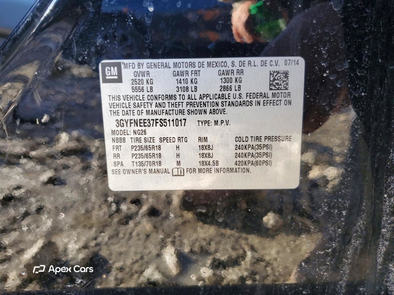 Cadillac SRX 2015