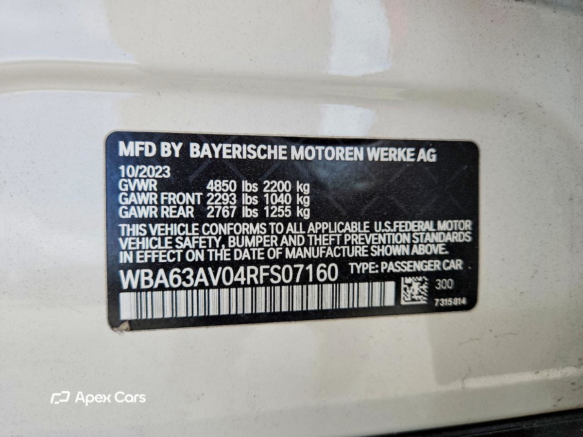 BMW Series 4 2024