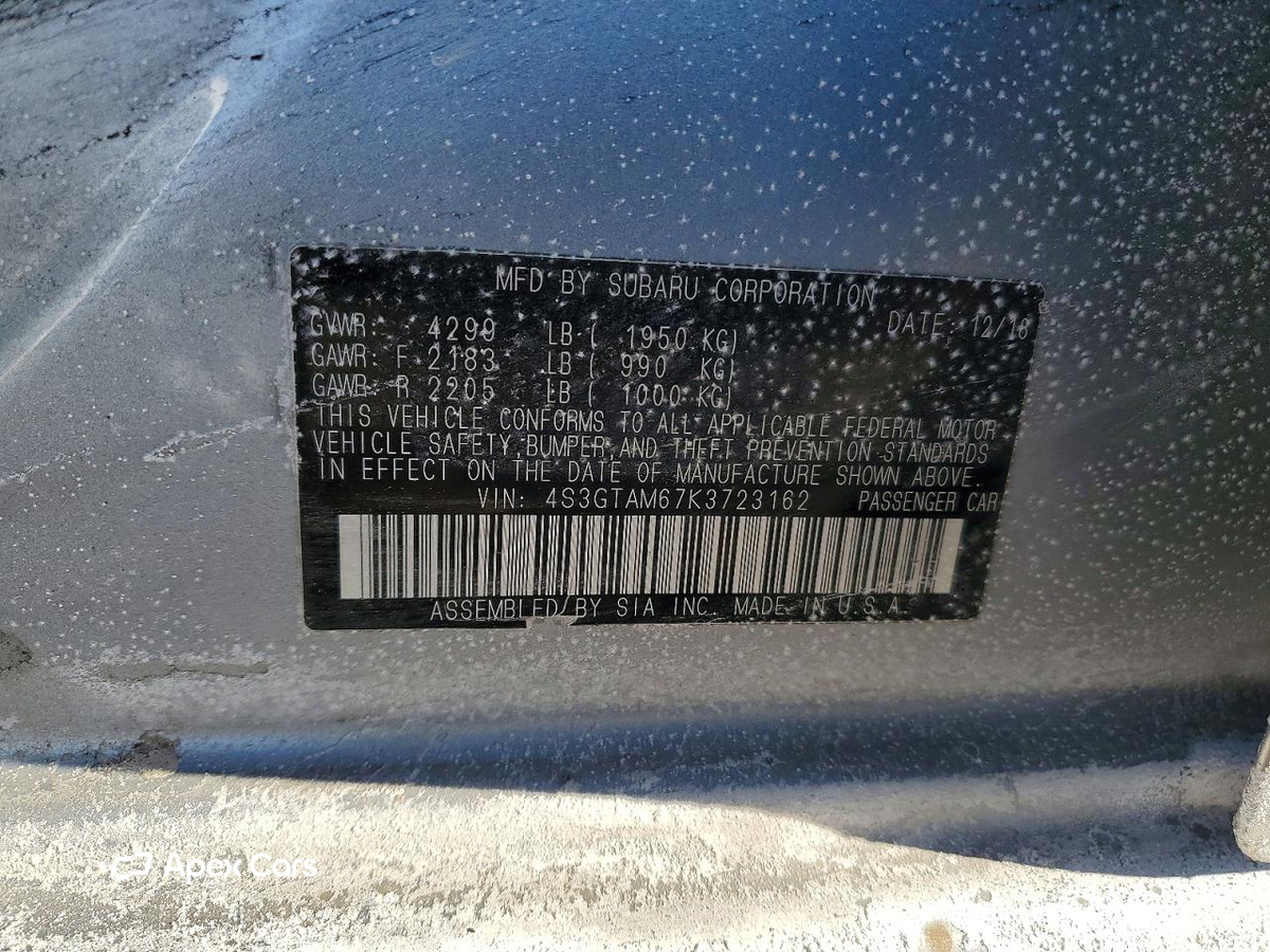 Subaru Impreza 2019