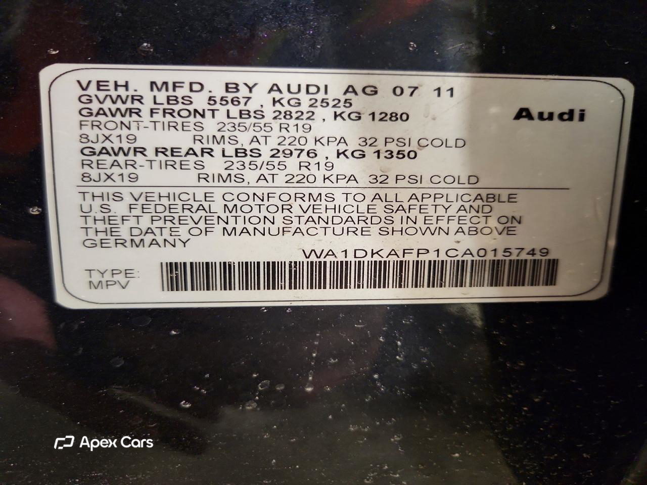 Audi Q5 2012