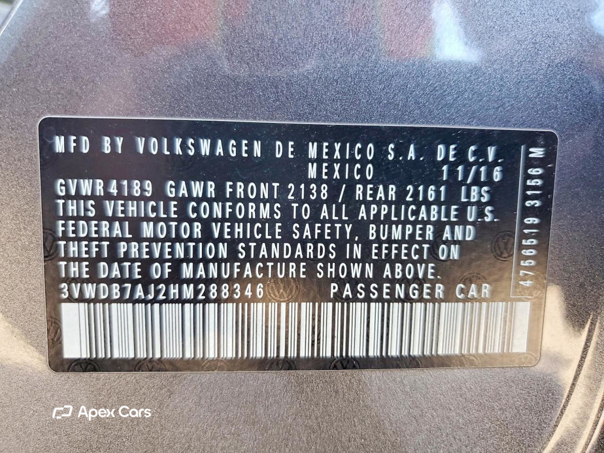 Volkswagen Jetta 2017