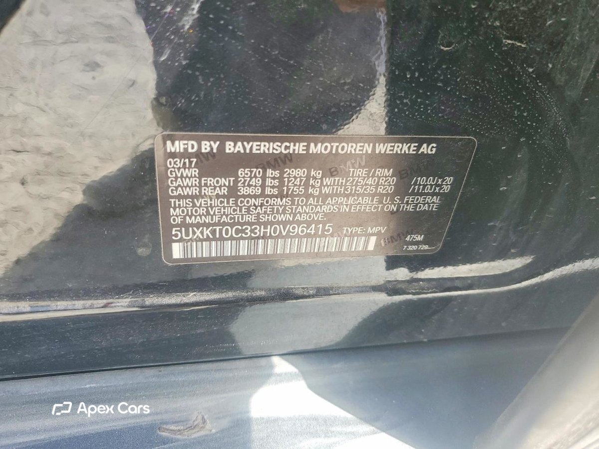 BMW X5 2017