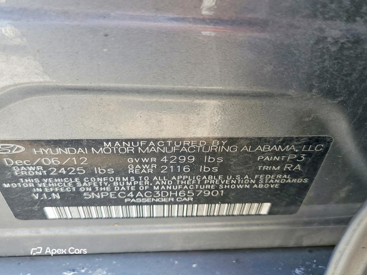 Hyundai Sonata 2013