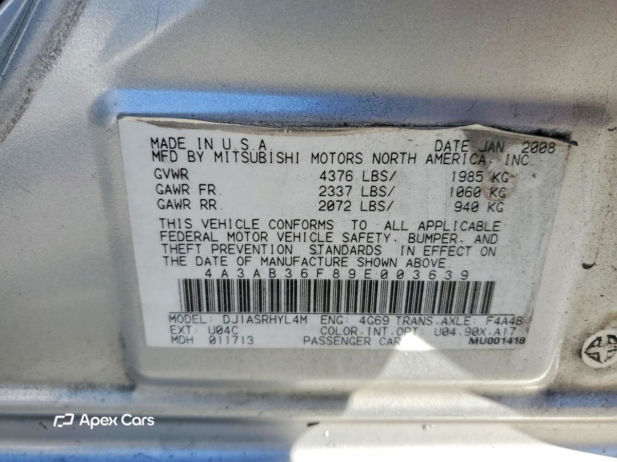 Mitsubishi Galant 2009
