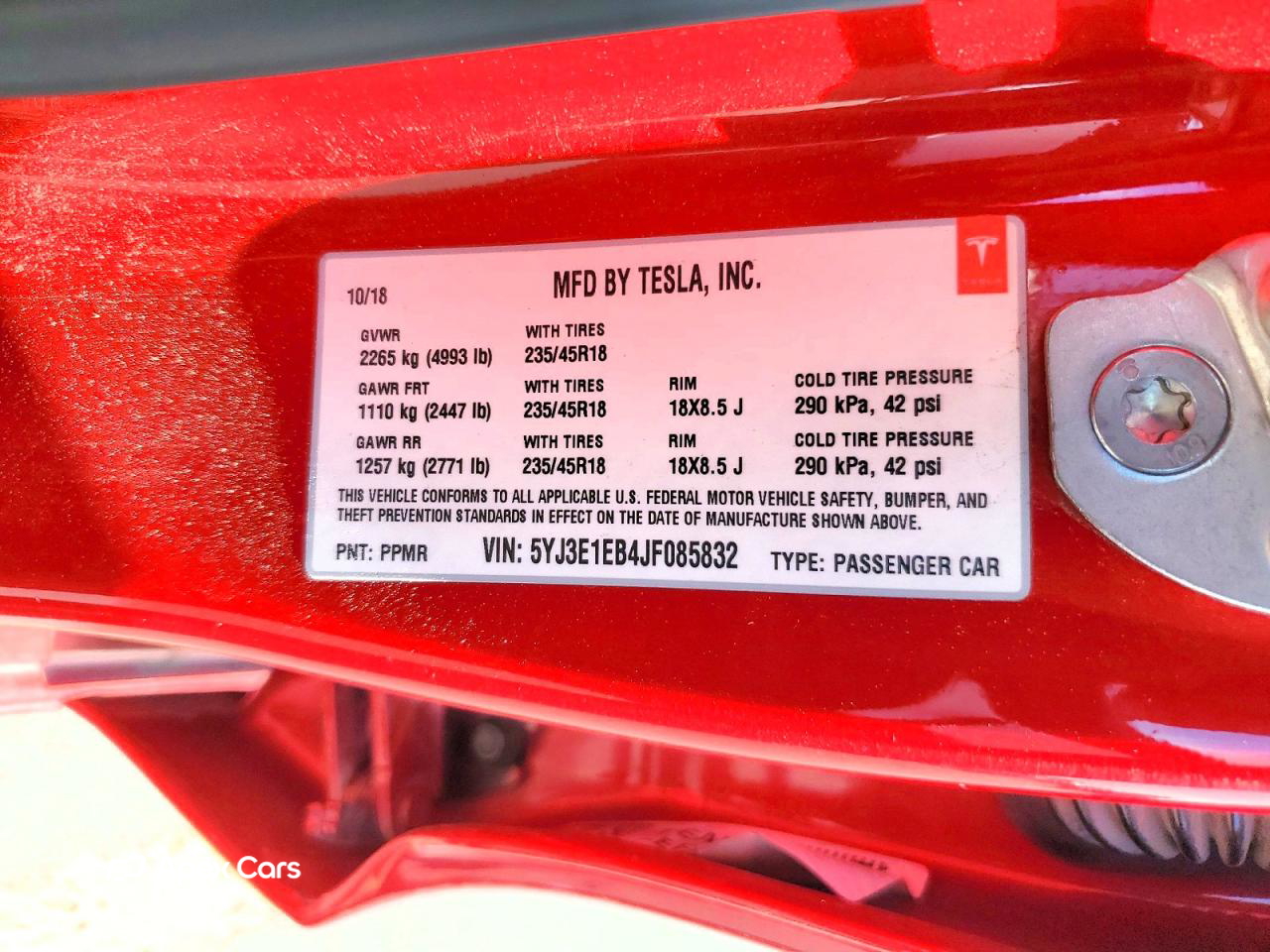 Tesla Model 3 2018