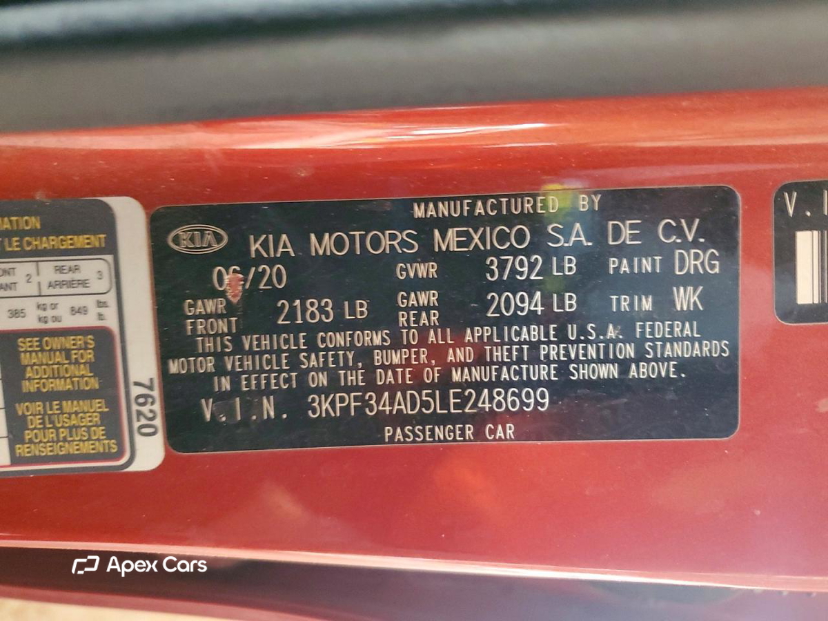 Kia Forte 2020