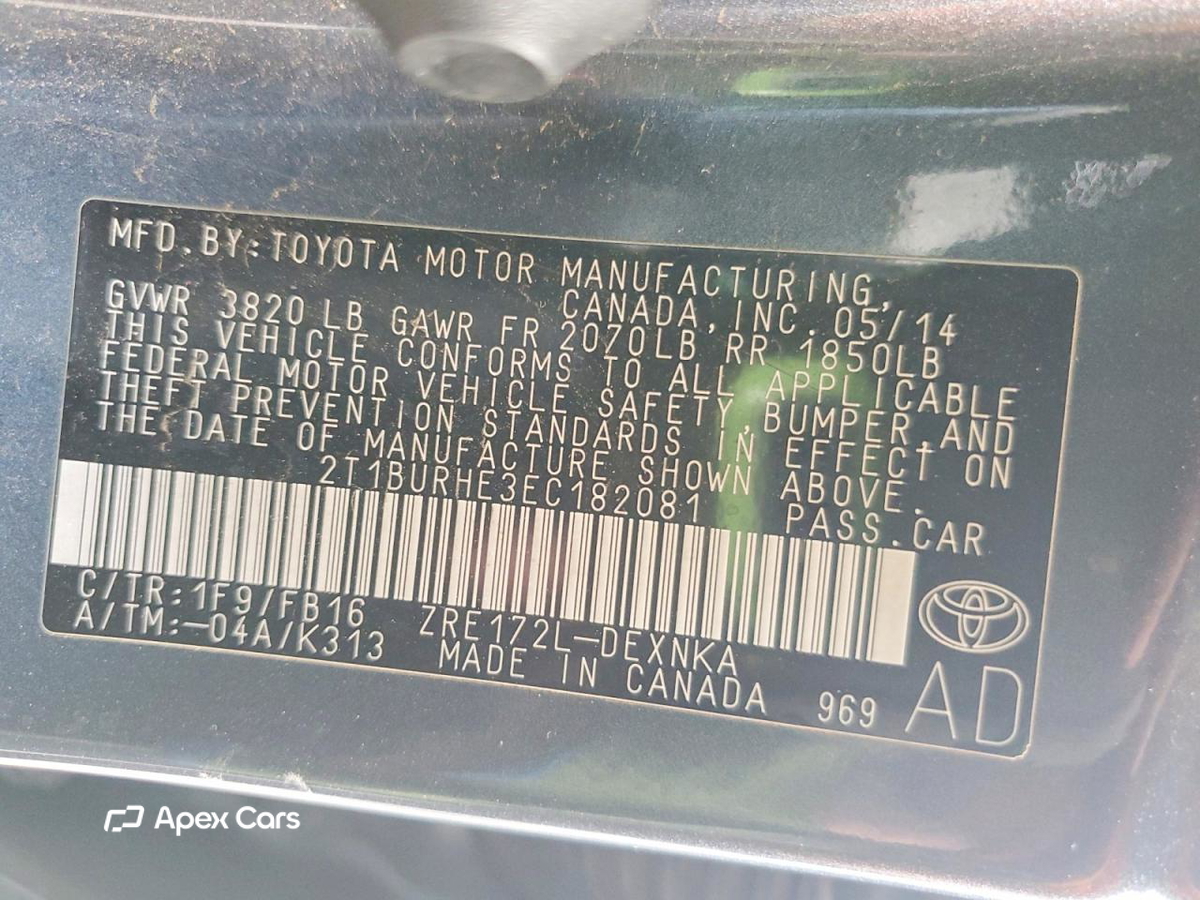 Toyota Corolla 2014
