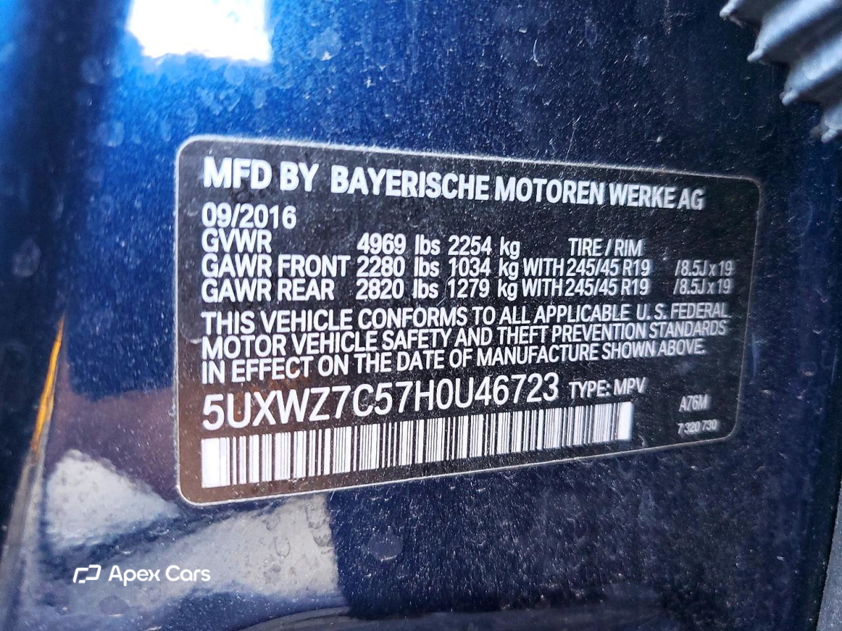 BMW X3 2017