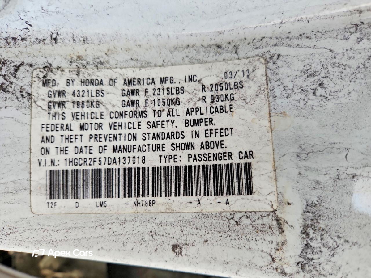 Honda Accord 2013