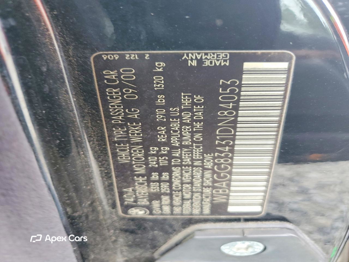 BMW Series 7 2001