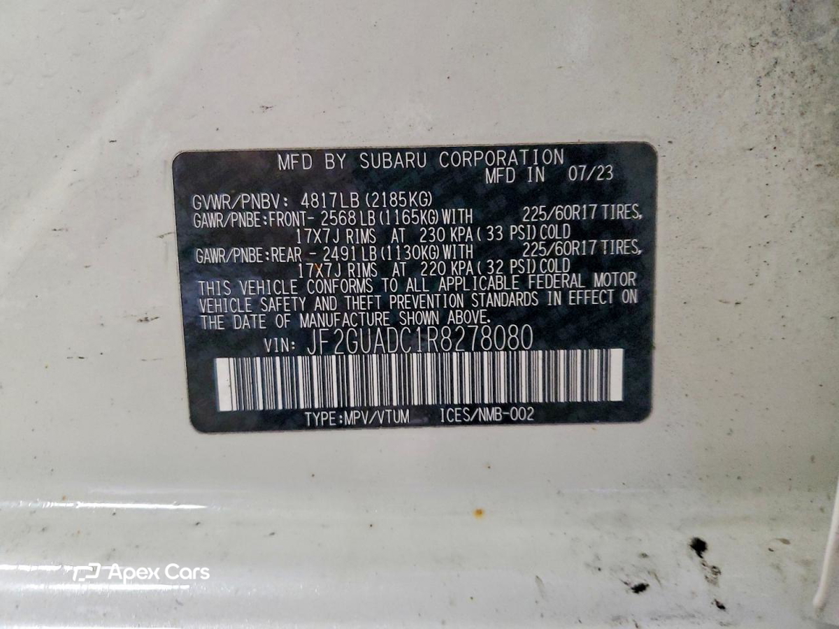 Subaru XV 2024