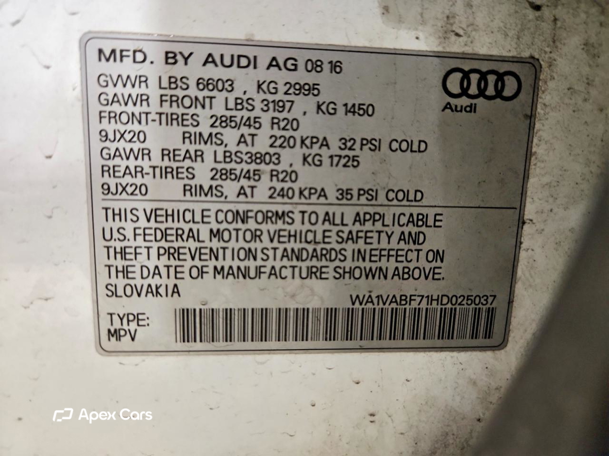 Audi Q7 2017