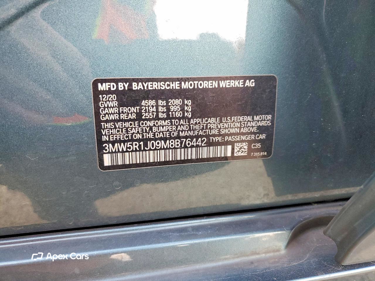 BMW Series 3 2021