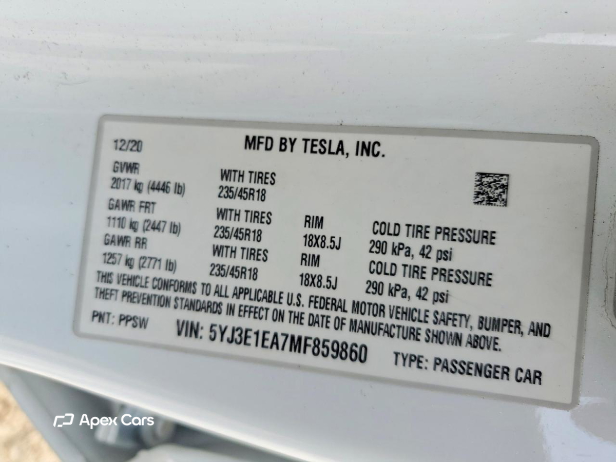 Tesla Model 3 2021