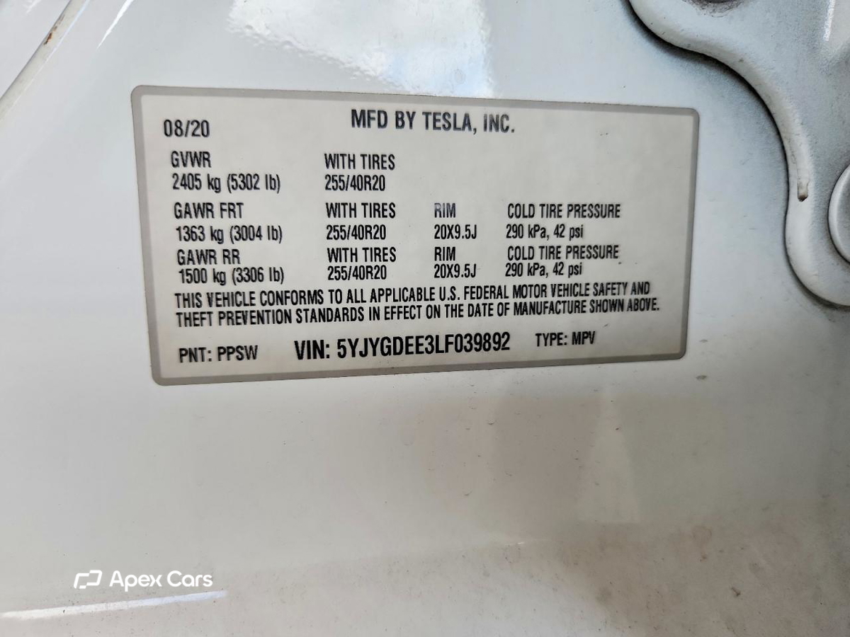 Tesla Model Y 2020