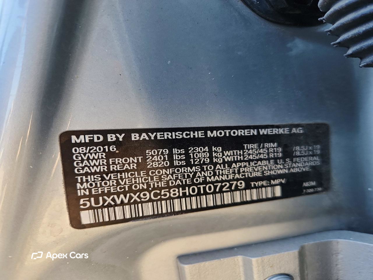 BMW X3 2017