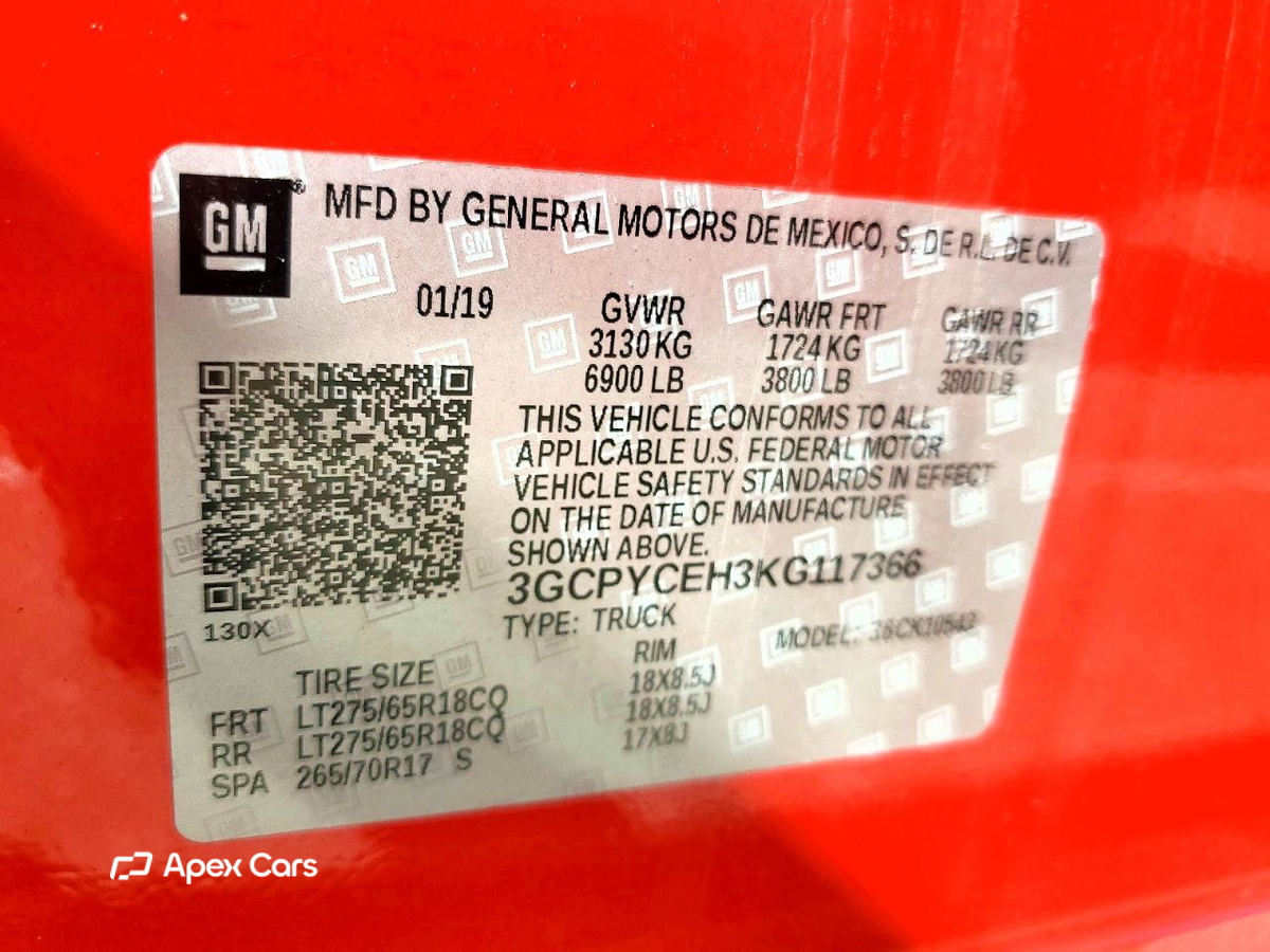 Chevrolet Silverado 2019