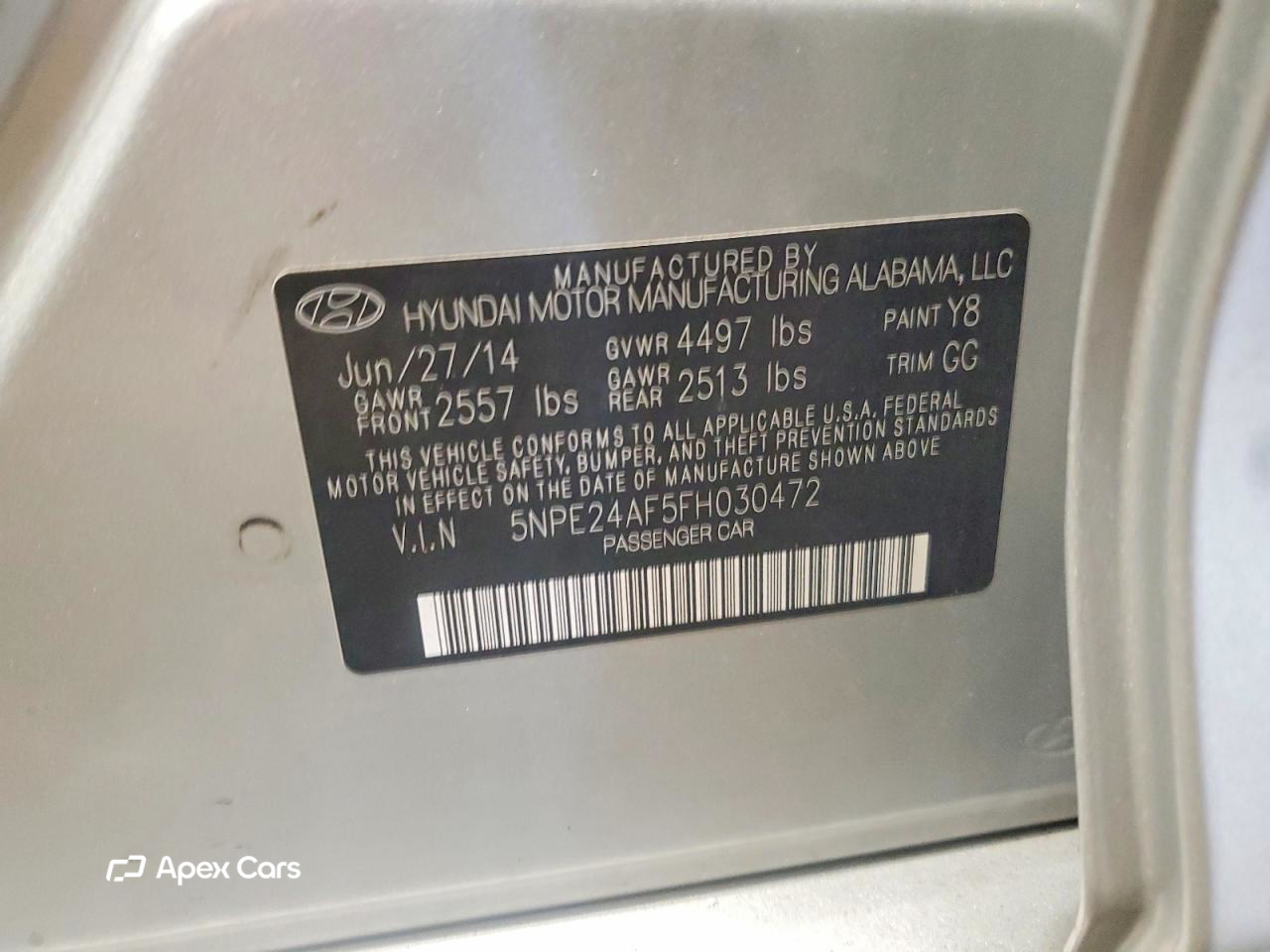 Hyundai Sonata 2015