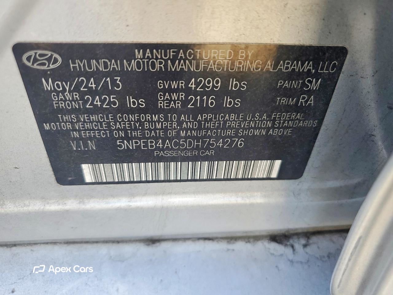 Hyundai Sonata 2013