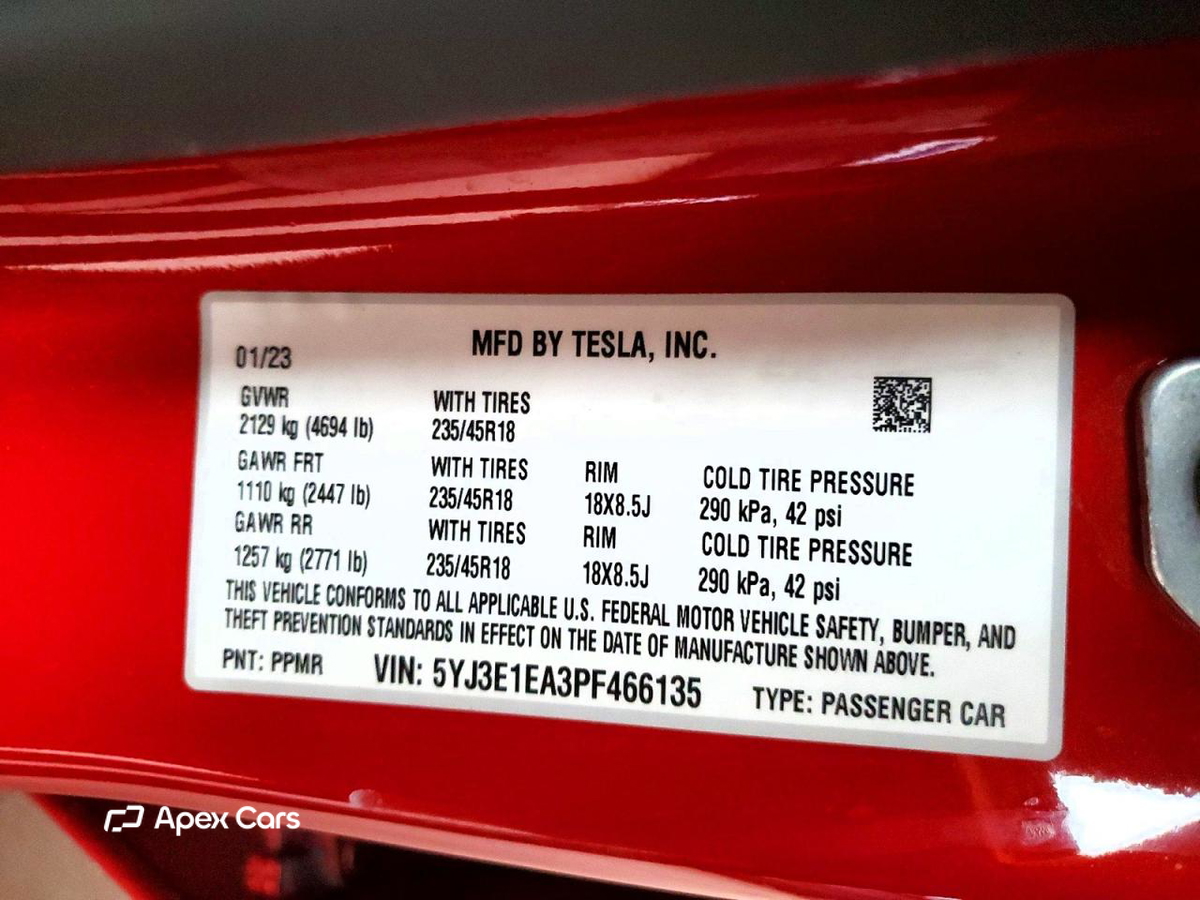 Tesla Model 3 2023