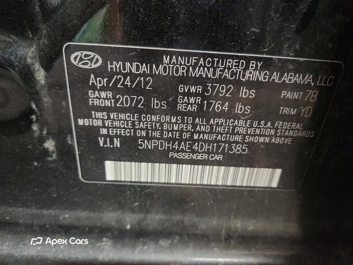 Hyundai Elantra 2013
