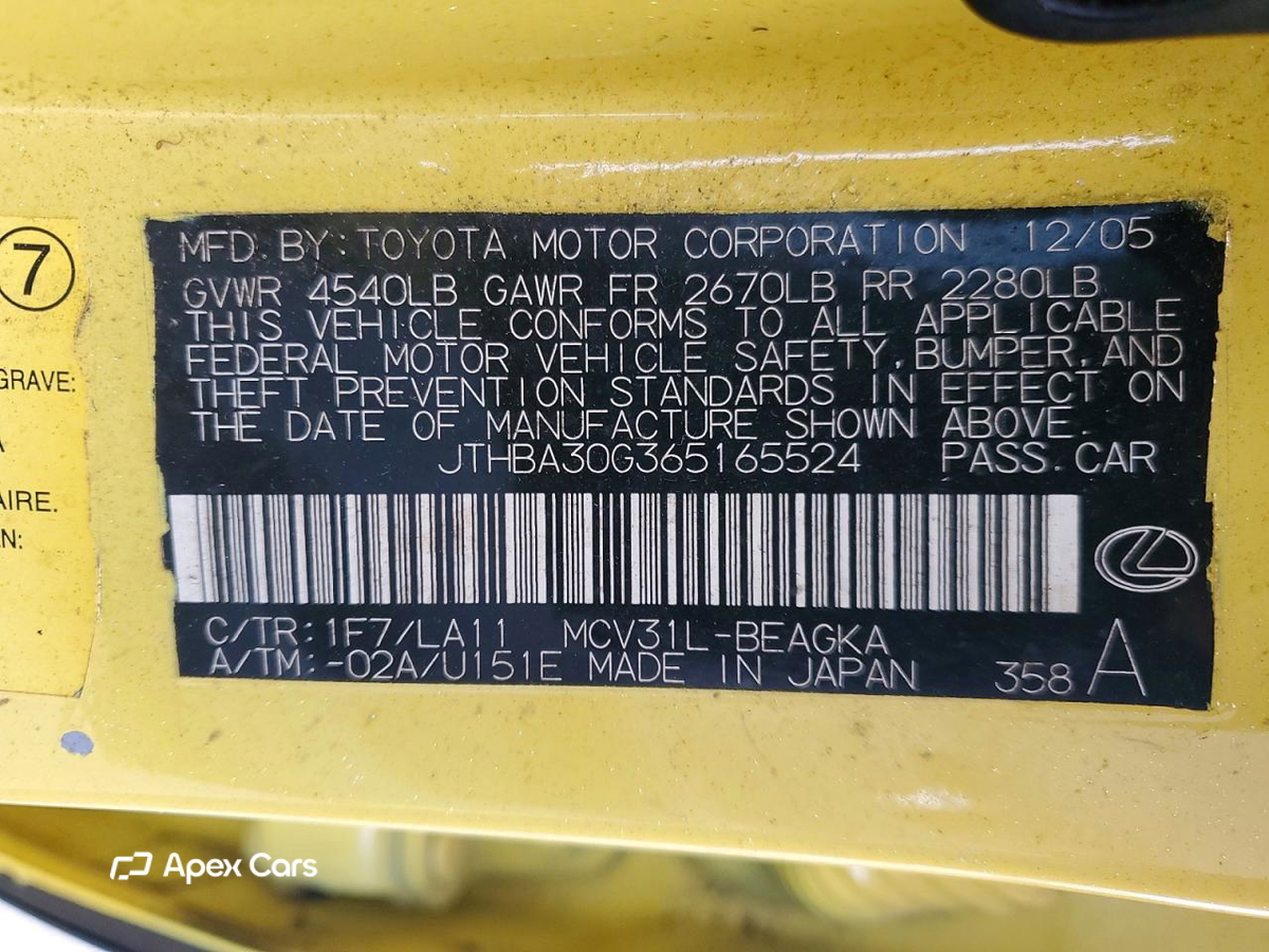 Lexus ES 2006