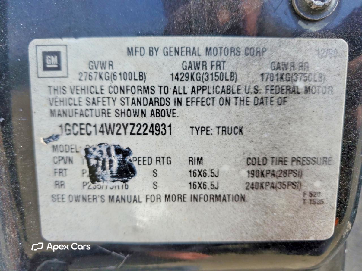 Chevrolet Silverado 2000