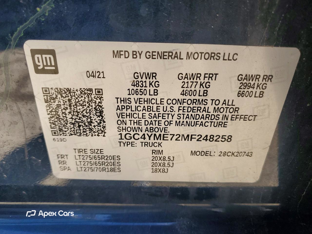 Chevrolet Silverado 2021
