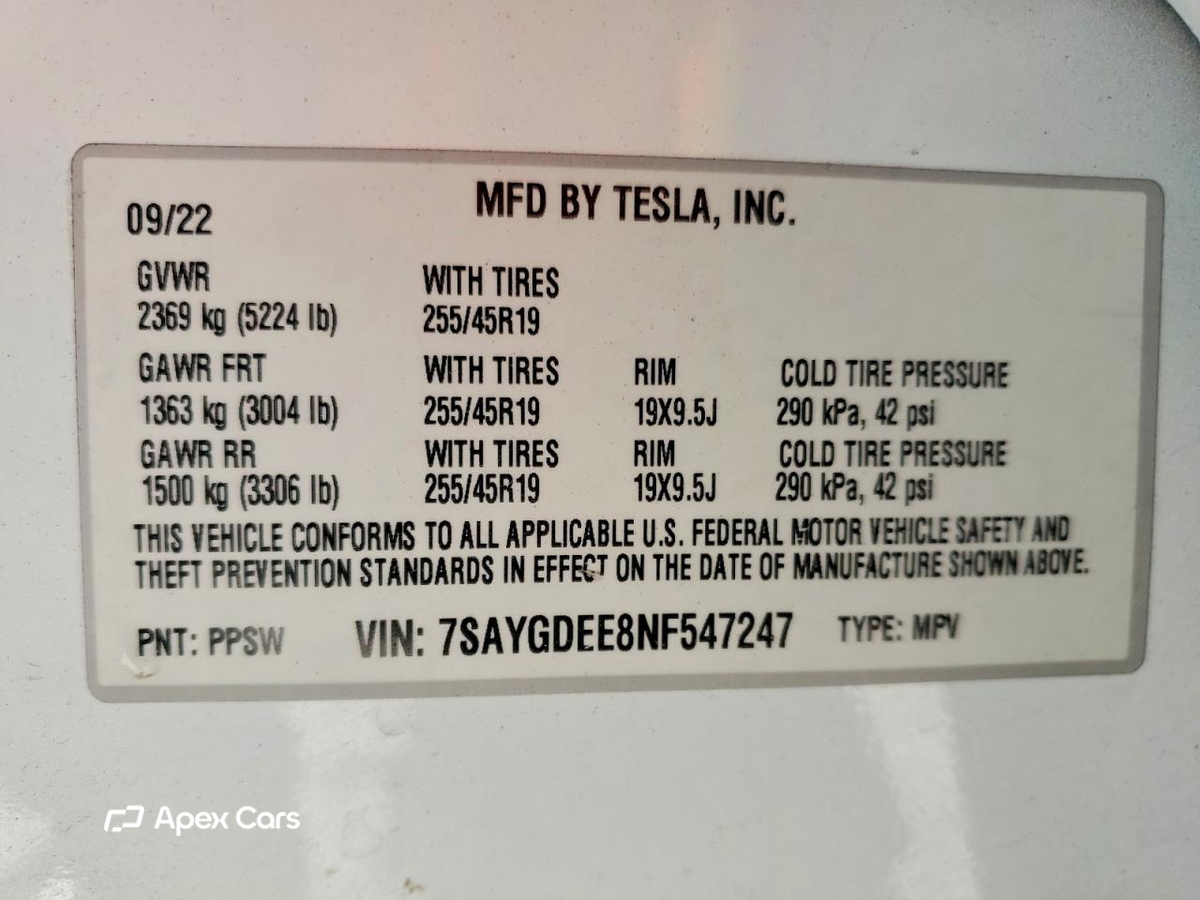 Tesla Model Y 2022