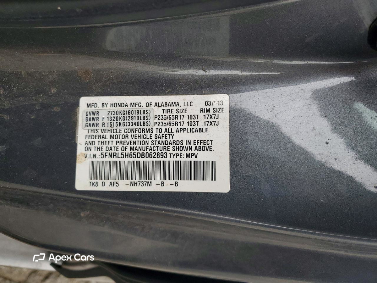 Honda Odyssey 2013