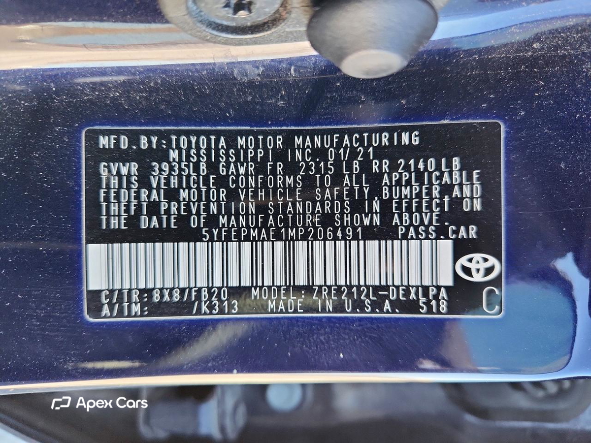 Toyota Corolla 2021
