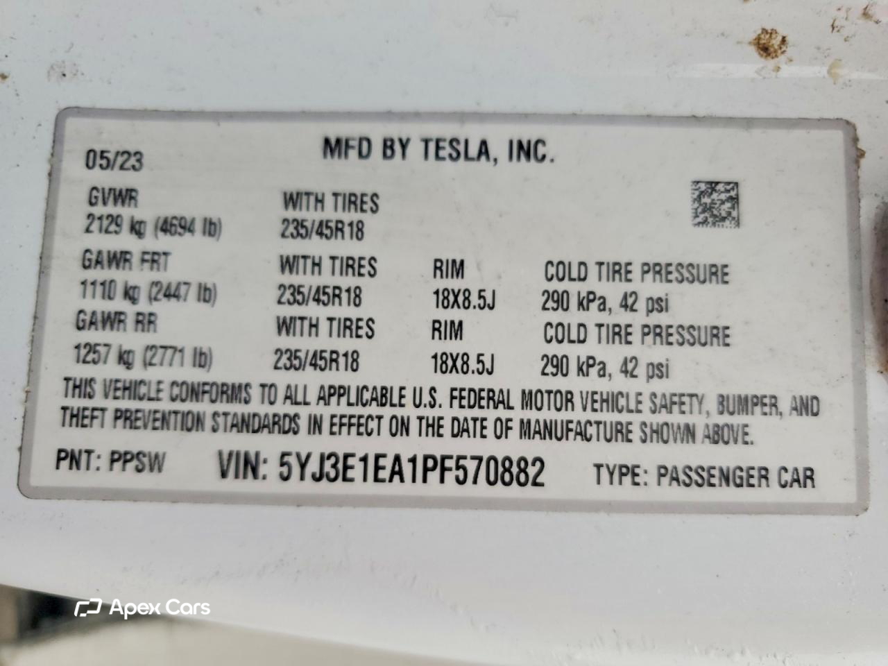 Tesla Model 3 2023