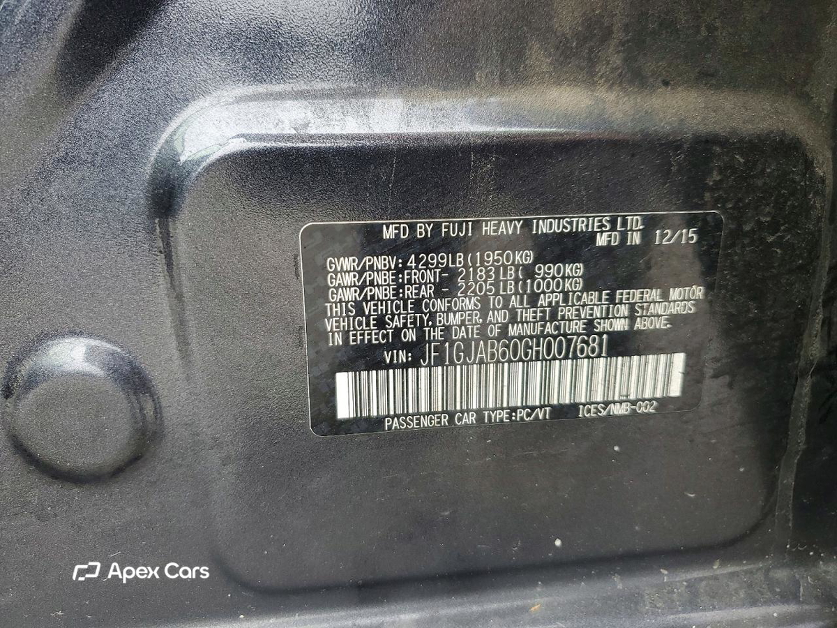 Subaru Impreza 2016