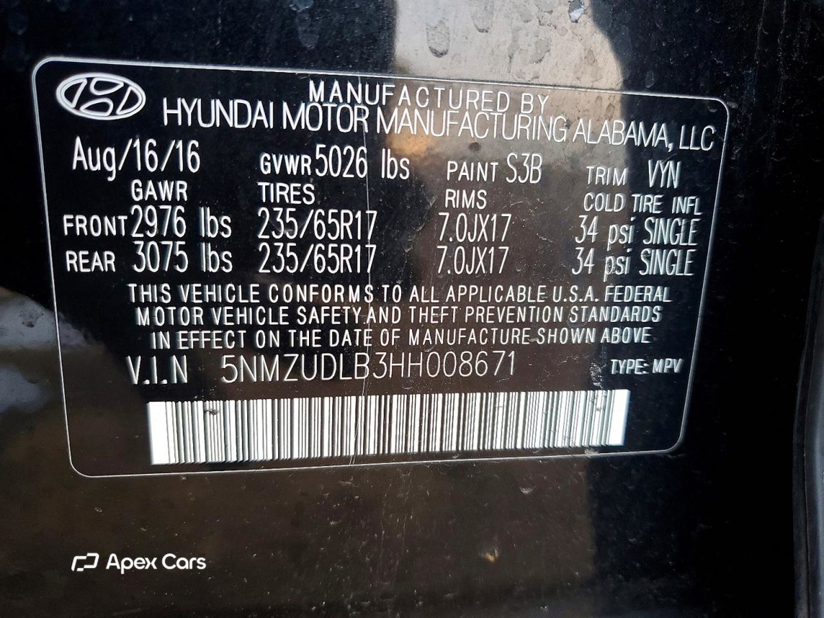 Hyundai Santa Fe 2017