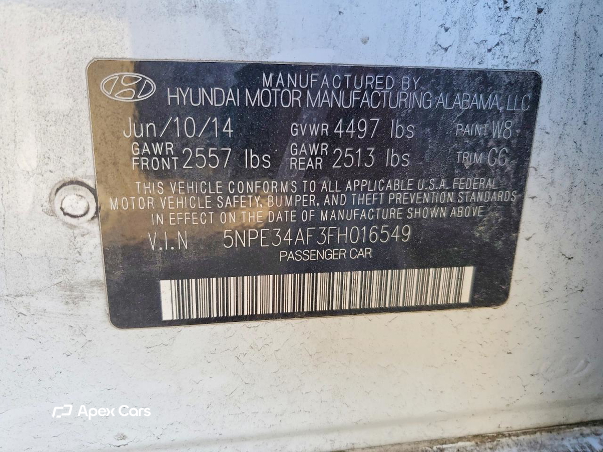 Hyundai Sonata 2015