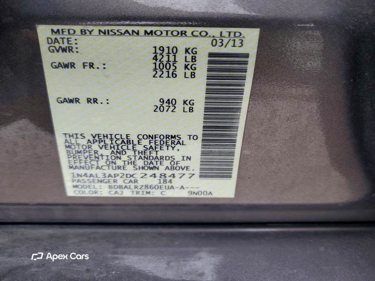 Nissan Altima 2013
